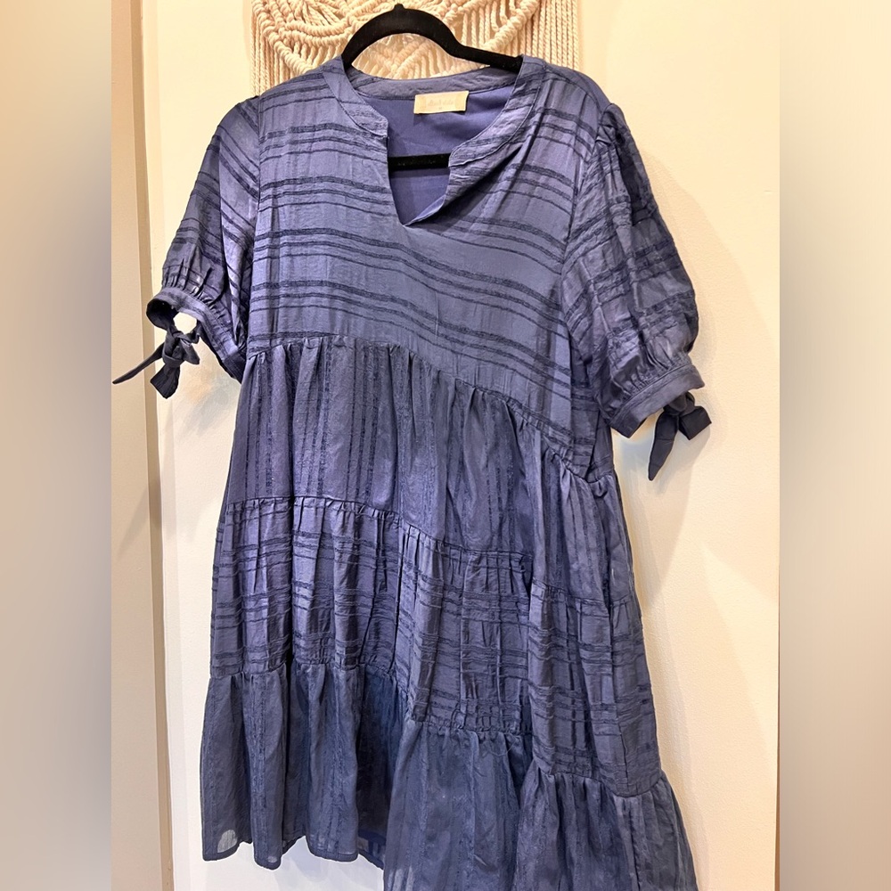 Altar’d State navy blue dress medium
